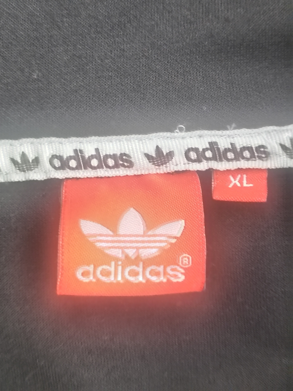 Adidas Black Hoodie with Gold Trefoil Logo - Picture 5 of 5